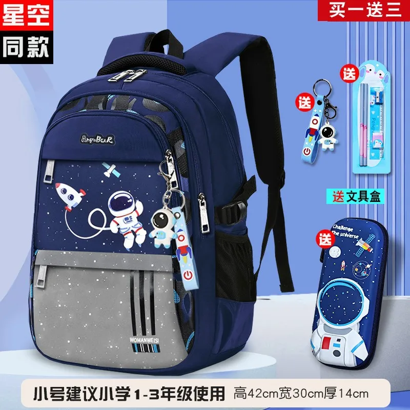 Kids Backpack Children School Bags for Boys Orthopedic School Backpack Waterproof Primary Schoolbag Book Bag Mochila Infantil