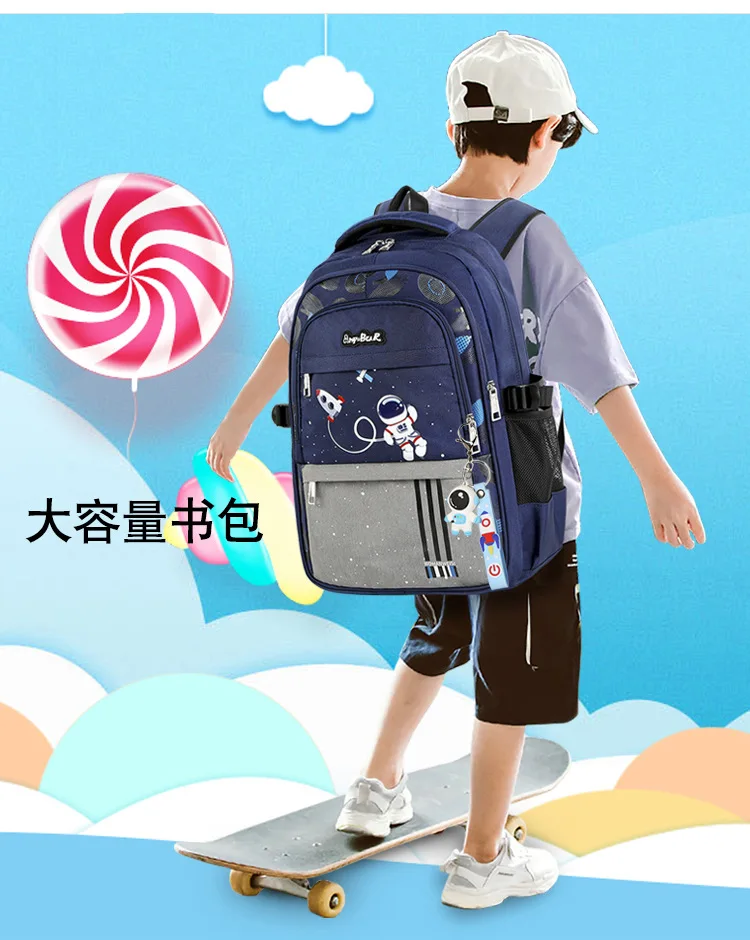 Kids Backpack Children School Bags for Boys Orthopedic School Backpack Waterproof Primary Schoolbag Book Bag Mochila Infantil