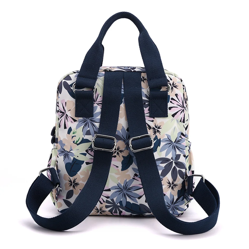 Fashion Anti-Theft Women's Backpack Durable Nylon School Bag Pretty Style Girls Travel Backpack Female School Pack