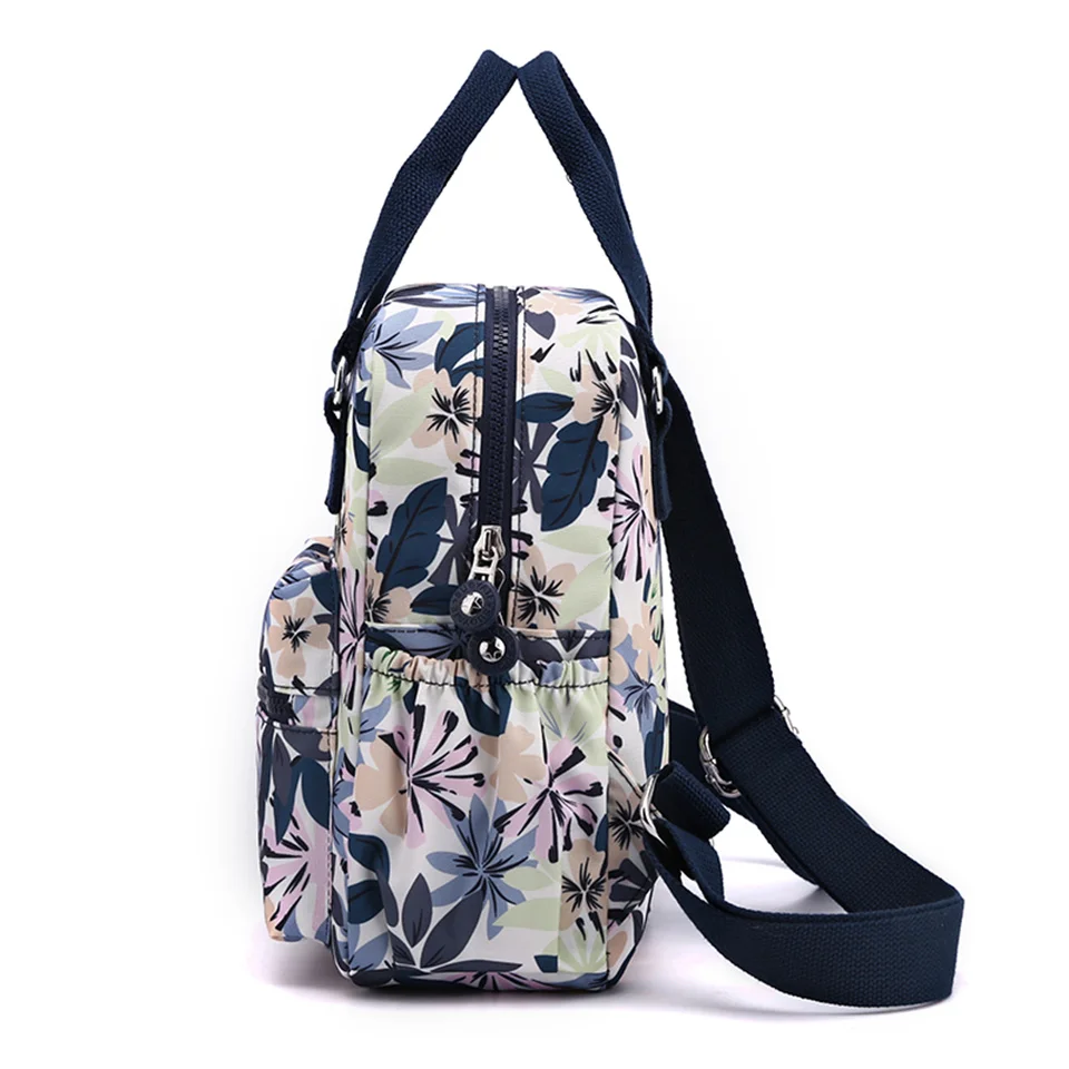 Fashion Anti-Theft Women's Backpack Durable Nylon School Bag Pretty Style Girls Travel Backpack Female School Pack