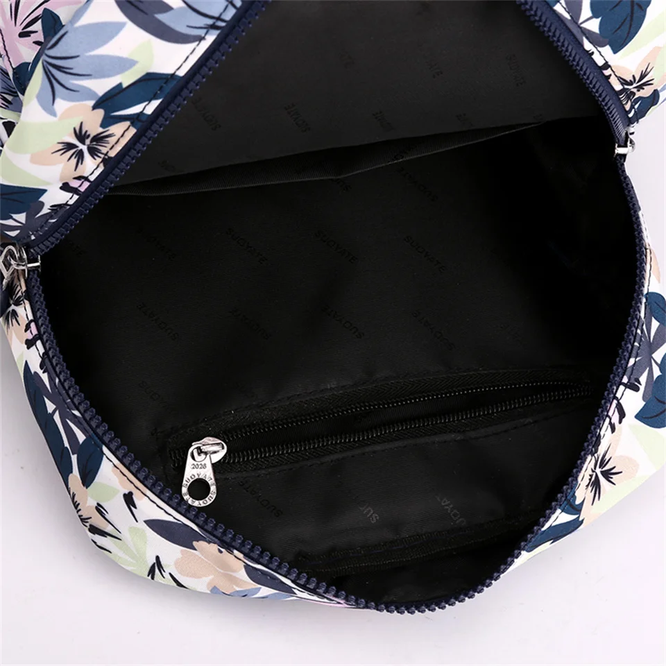 Fashion Anti-Theft Women's Backpack Durable Nylon School Bag Pretty Style Girls Travel Backpack Female School Pack