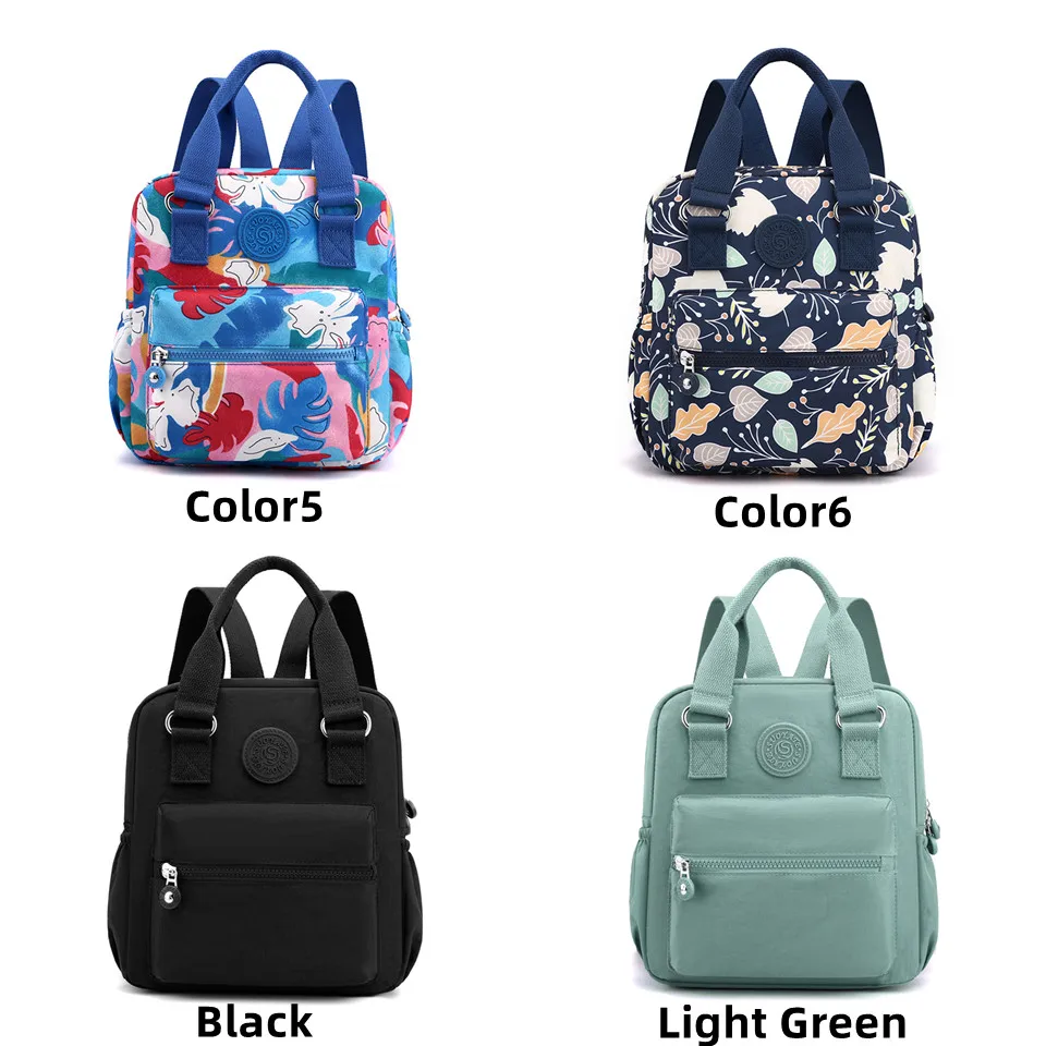Fashion Anti-Theft Women's Backpack Durable Nylon School Bag Pretty Style Girls Travel Backpack Female School Pack