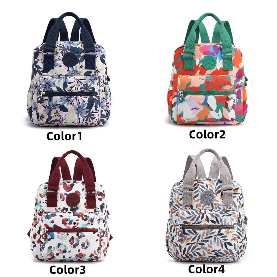 Fashion Anti-Theft Women's Backpack Durable Nylon School Bag Pretty Style Girls Travel Backpack Female School Pack
