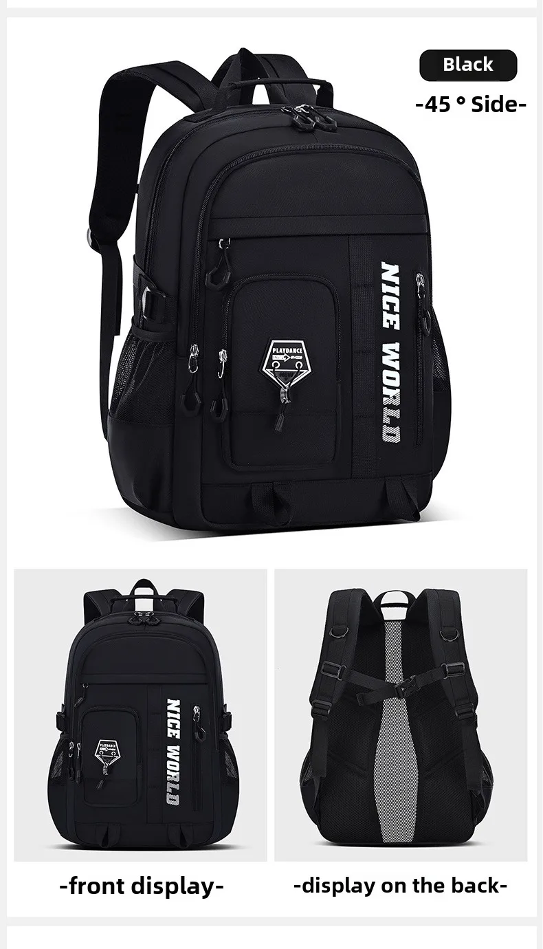 teenage school backpack for boys girls cool large bookbag student backpack with many pockets college middle high school bags