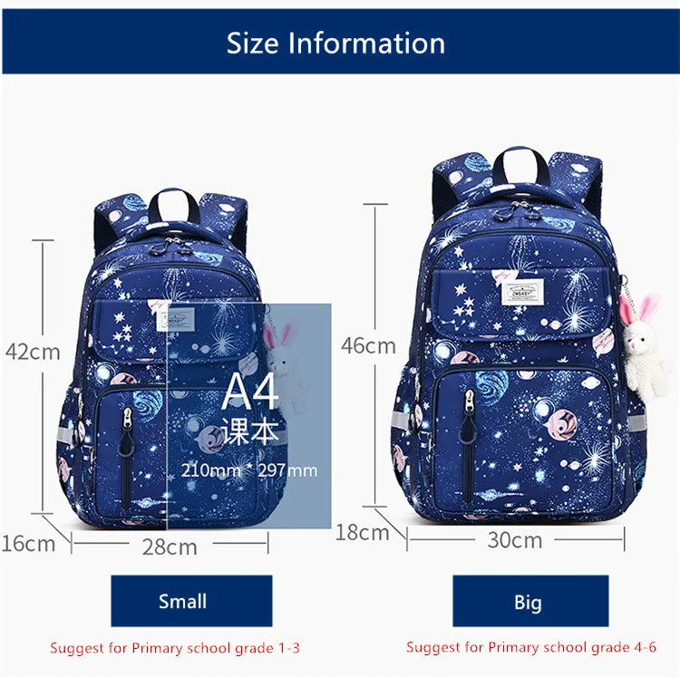 Kawaii School Backpack for Girls Elementary School bag for students Children Gift Pink Purple Bookbag primary girls schoolbag