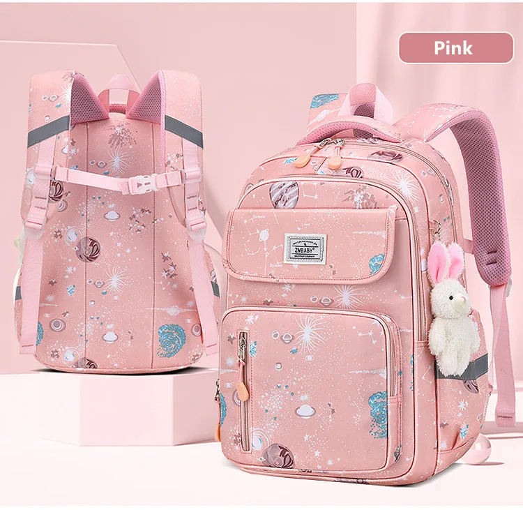 Kawaii School Backpack for Girls Elementary School bag for students Children Gift Pink Purple Bookbag primary girls schoolbag
