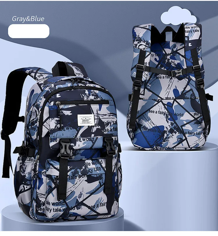 primary middle school bags for boys lightweight backpack large capacity bookbag waterproof backpack elementary student bagpack
