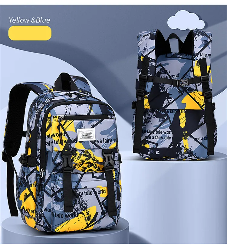 primary middle school bags for boys lightweight backpack large capacity bookbag waterproof backpack elementary student bagpack