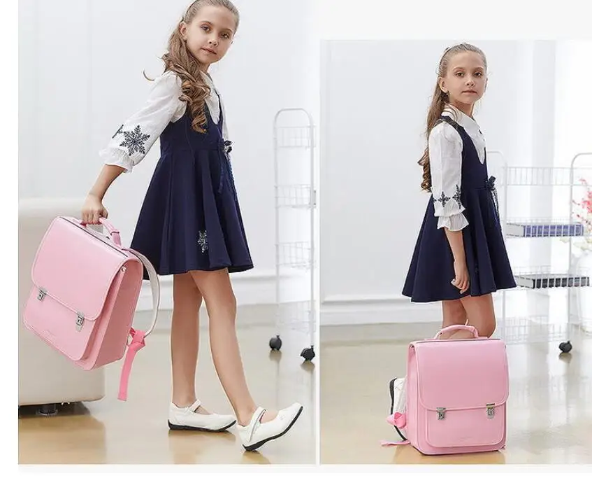 Randoseru backpack For Girls Japanese school bags for boys and girls Waterproof PU leather Japan School Bag Backpack for girls
