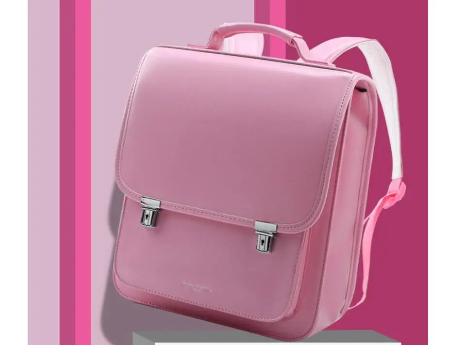 Randoseru backpack For Girls Japanese school bags for boys and girls Waterproof PU leather Japan School Bag Backpack for girls