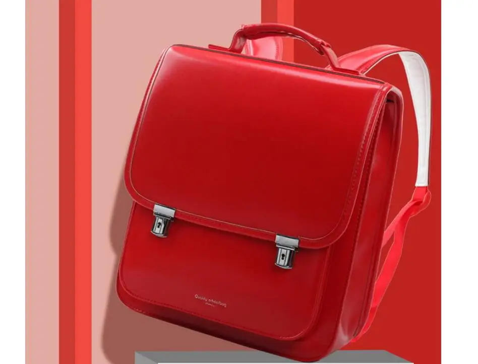 Randoseru backpack For Girls Japanese school bags for boys and girls Waterproof PU leather Japan School Bag Backpack for girls