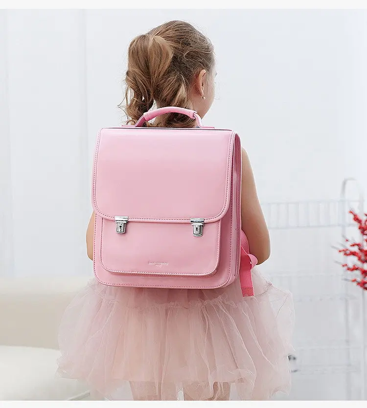Randoseru backpack For Girls Japanese school bags for boys and girls Waterproof PU leather Japan School Bag Backpack for girls