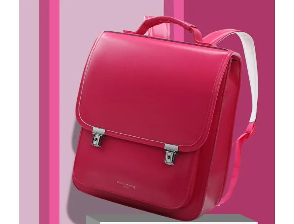 Randoseru backpack For Girls Japanese school bags for boys and girls Waterproof PU leather Japan School Bag Backpack for girls
