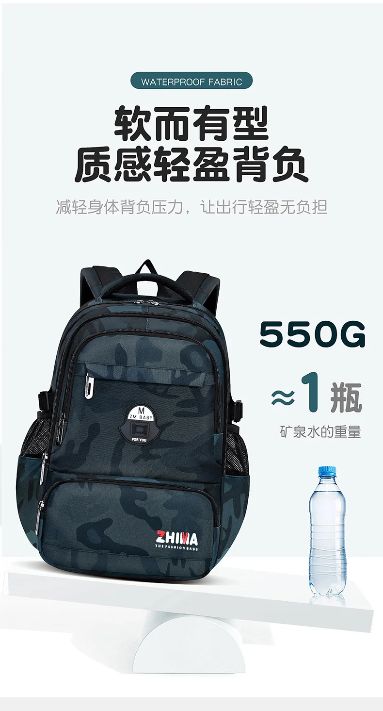 2025 Waterproof Children School Bags For Girls Boys Kids Backpack Orthopedic Backpack Schoolbag Primary School Backpack Mochila