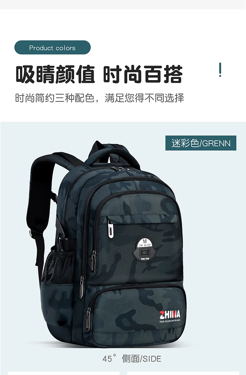 2025 Waterproof Children School Bags For Girls Boys Kids Backpack Orthopedic Backpack Schoolbag Primary School Backpack Mochila
