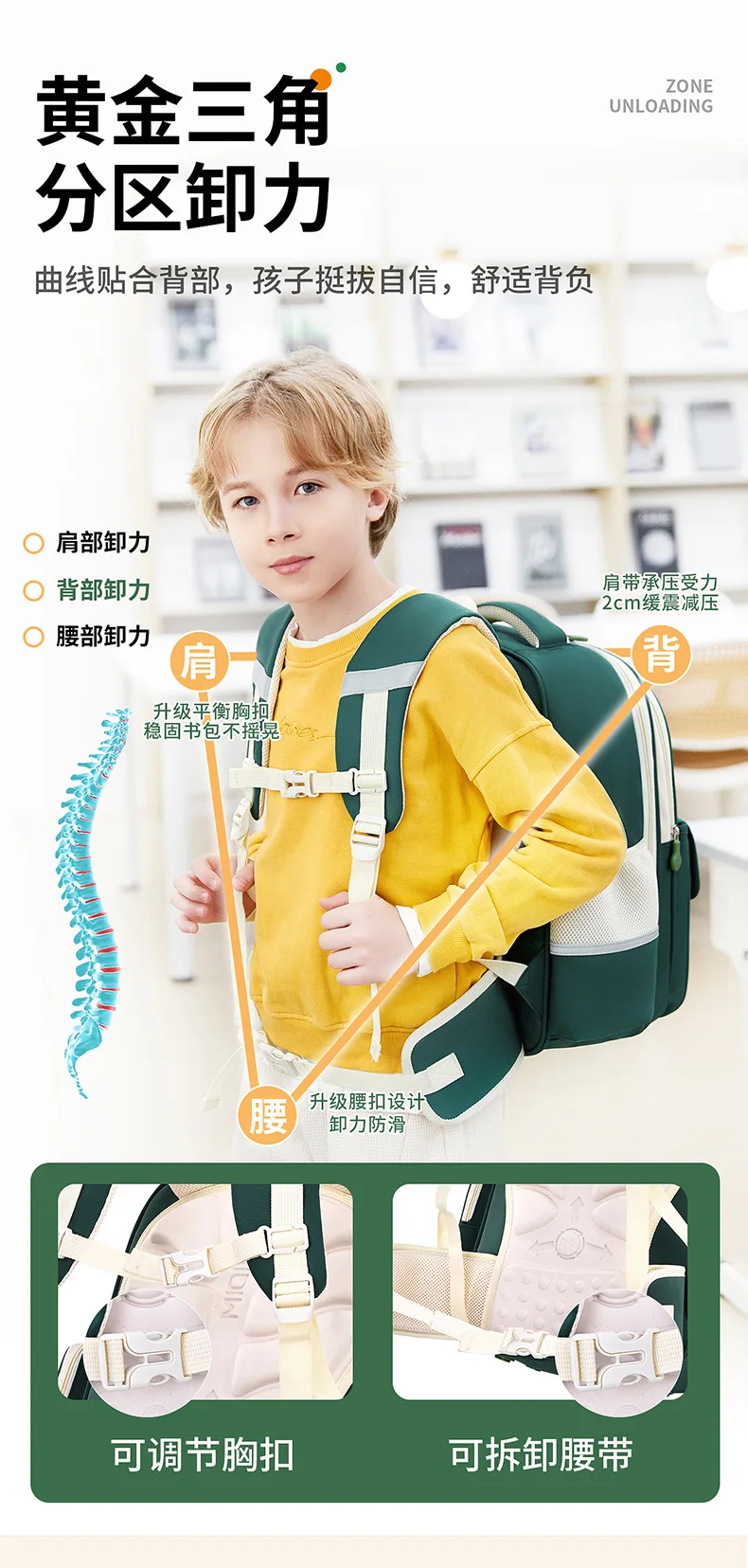 Children Orthopedics School Bags Kids Backpack Primary Schoolbag For Girls Boys Waterproof Backpacks BookBag Mochila