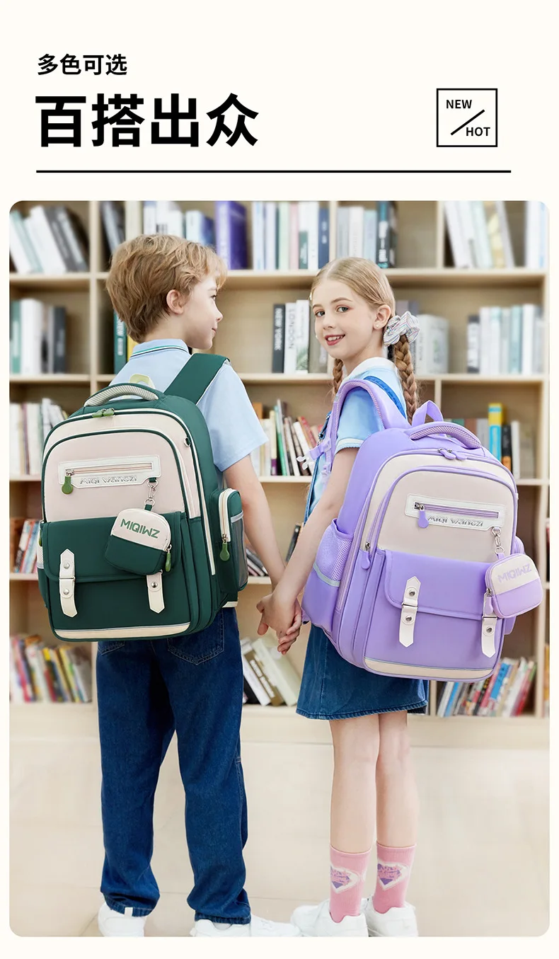 Children Orthopedics School Bags Kids Backpack Primary Schoolbag For Girls Boys Waterproof Backpacks BookBag Mochila