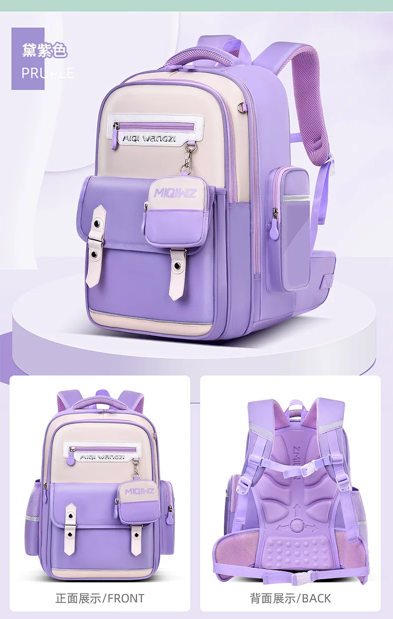 Children Orthopedics School Bags Kids Backpack Primary Schoolbag For Girls Boys Waterproof Backpacks BookBag Mochila
