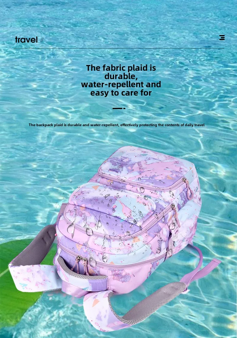 3pcs/set Kids School Backpack for Girls Boys Lunch bag pencil bag set Elementary Middle High School Bags Students Bookbag