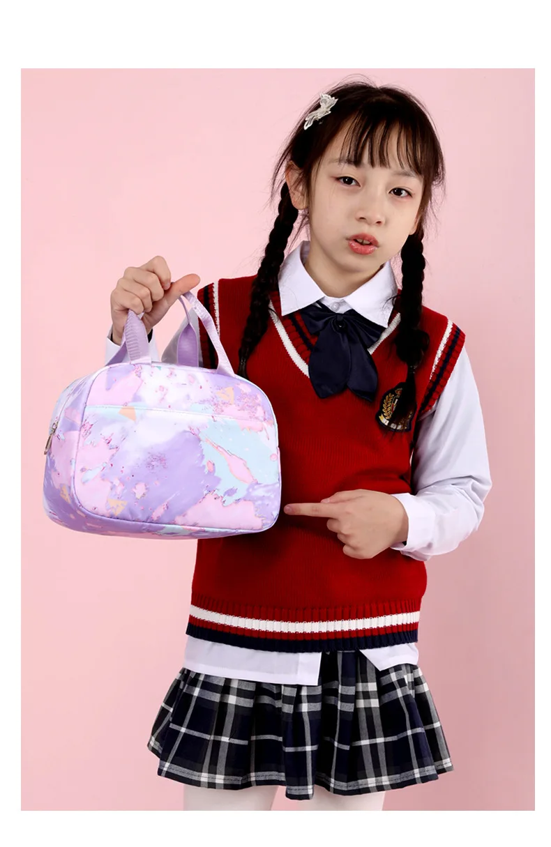 3pcs/set Kids School Backpack for Girls Boys Lunch bag pencil bag set Elementary Middle High School Bags Students Bookbag