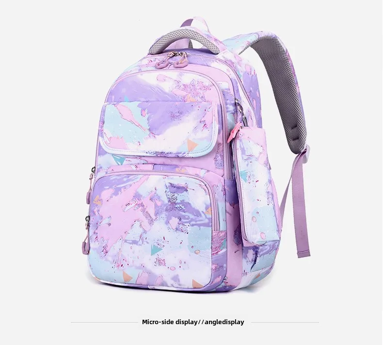 3pcs/set Kids School Backpack for Girls Boys Lunch bag pencil bag set Elementary Middle High School Bags Students Bookbag
