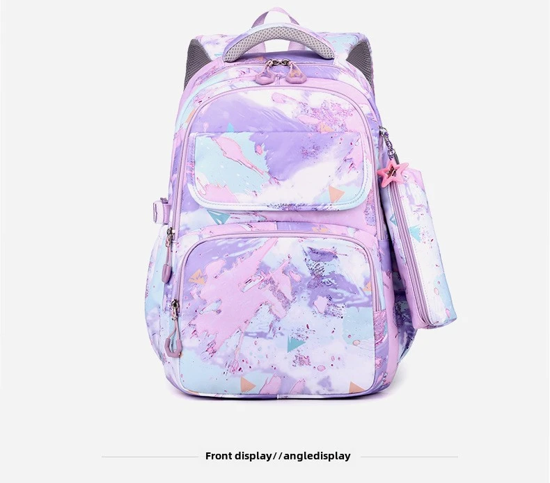 3pcs/set Kids School Backpack for Girls Boys Lunch bag pencil bag set Elementary Middle High School Bags Students Bookbag