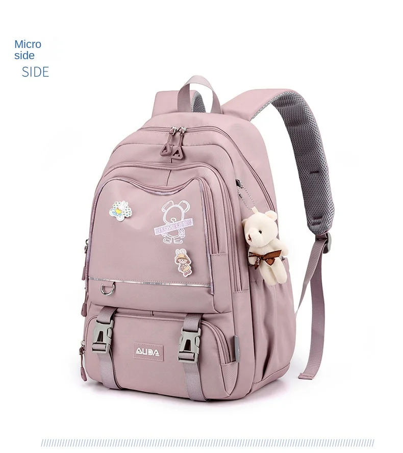 Children School Bags For Teenage Girls Large Schoolbag Kawaii Middle Student School Backpack Book Bag Laptop Travel Rucksack