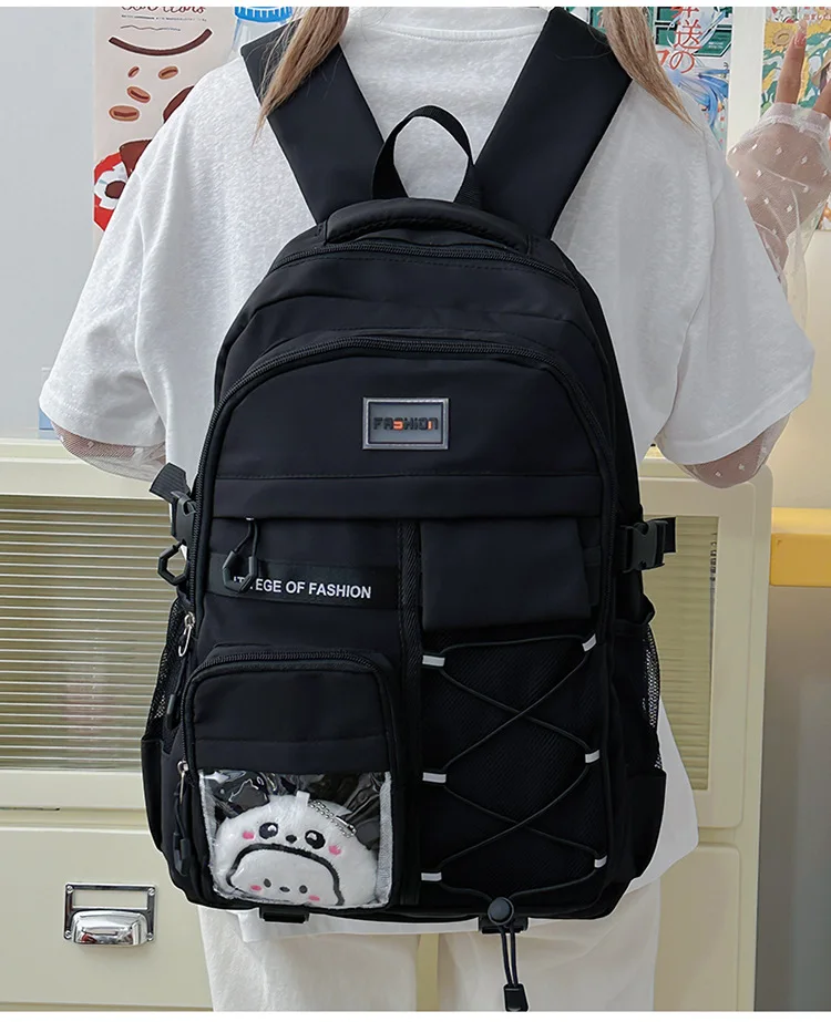 Children School Bags for Teenage Boys Girls Lightweight Junior High School Backpacks Kids Students Schoolbag Large Grade 3-9