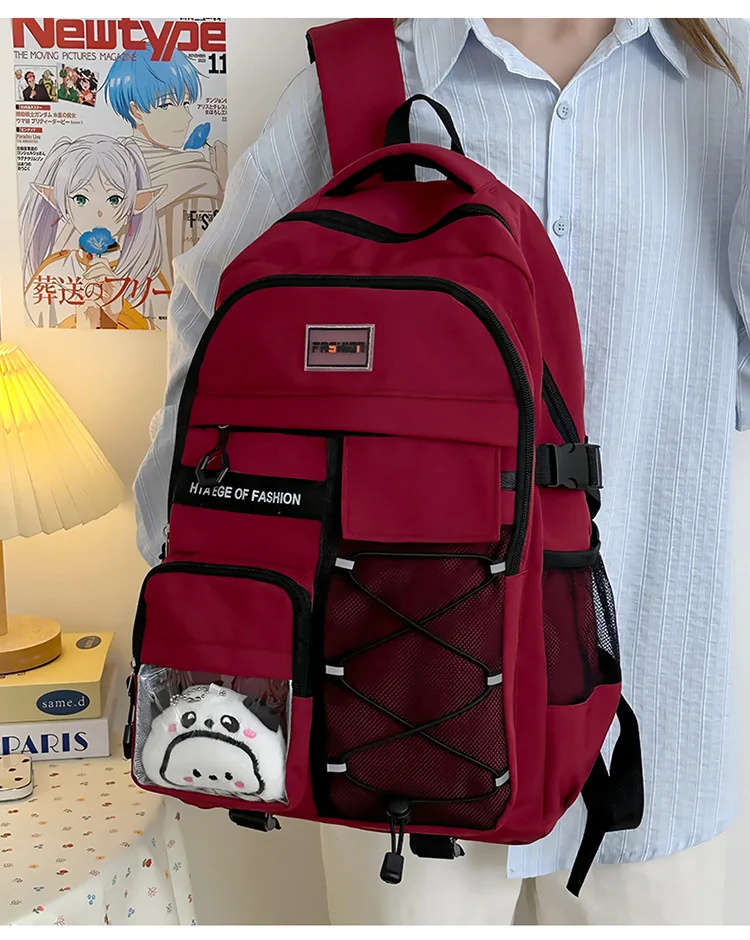 Children School Bags for Teenage Boys Girls Lightweight Junior High School Backpacks Kids Students Schoolbag Large Grade 3-9