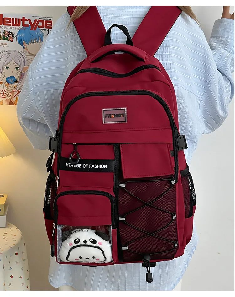 Children School Bags for Teenage Boys Girls Lightweight Junior High School Backpacks Kids Students Schoolbag Large Grade 3-9