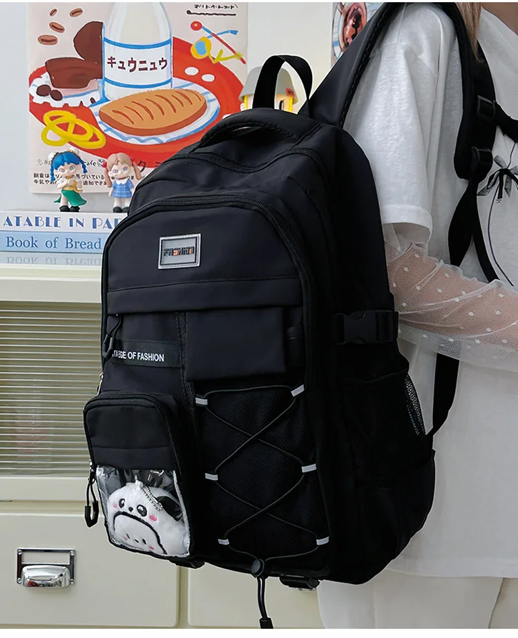 Children School Bags for Teenage Boys Girls Lightweight Junior High School Backpacks Kids Students Schoolbag Large Grade 3-9