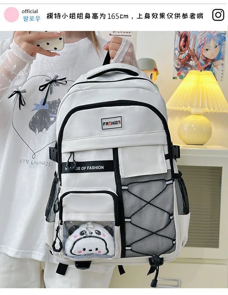 Children School Bags for Teenage Boys Girls Lightweight Junior High School Backpacks Kids Students Schoolbag Large Grade 3-9