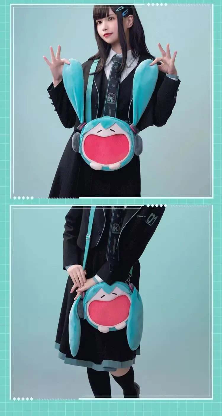 Official Cosplay Miku Itabag Anime Mini Ita Bag Women Men Purse Cute Shoulder Crossbody Bags DIY School bag