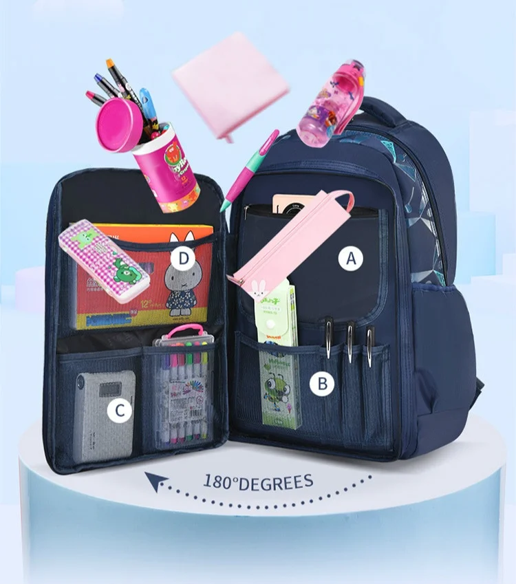 Kids backpack Primary children School Bags For Boys large orthopedic Backpack Waterproof Schoolbag big Book Bag mochila infantil