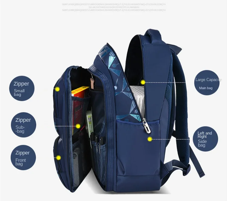 Kids backpack Primary children School Bags For Boys large orthopedic Backpack Waterproof Schoolbag big Book Bag mochila infantil