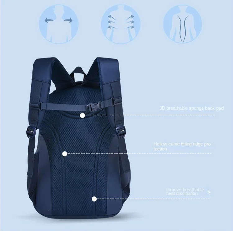 Kids backpack Primary children School Bags For Boys large orthopedic Backpack Waterproof Schoolbag big Book Bag mochila infantil
