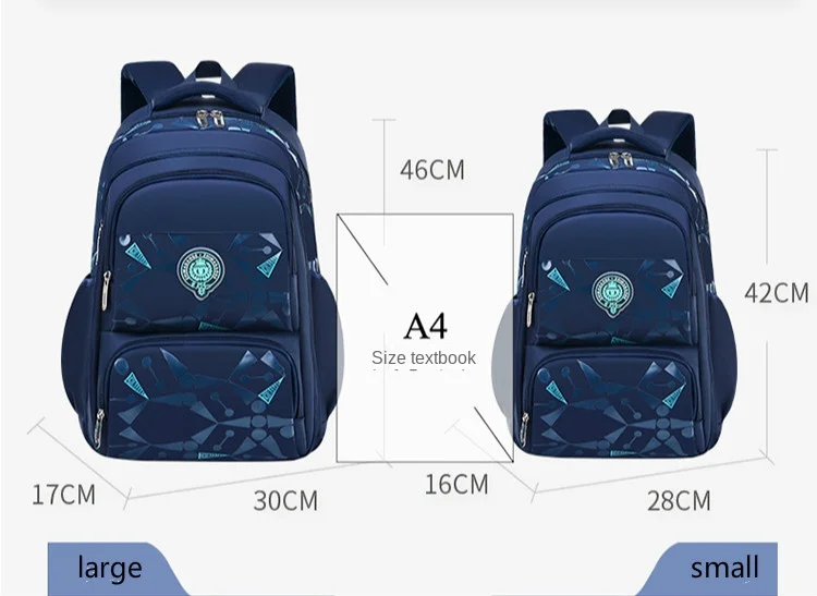 Kids backpack Primary children School Bags For Boys large orthopedic Backpack Waterproof Schoolbag big Book Bag mochila infantil