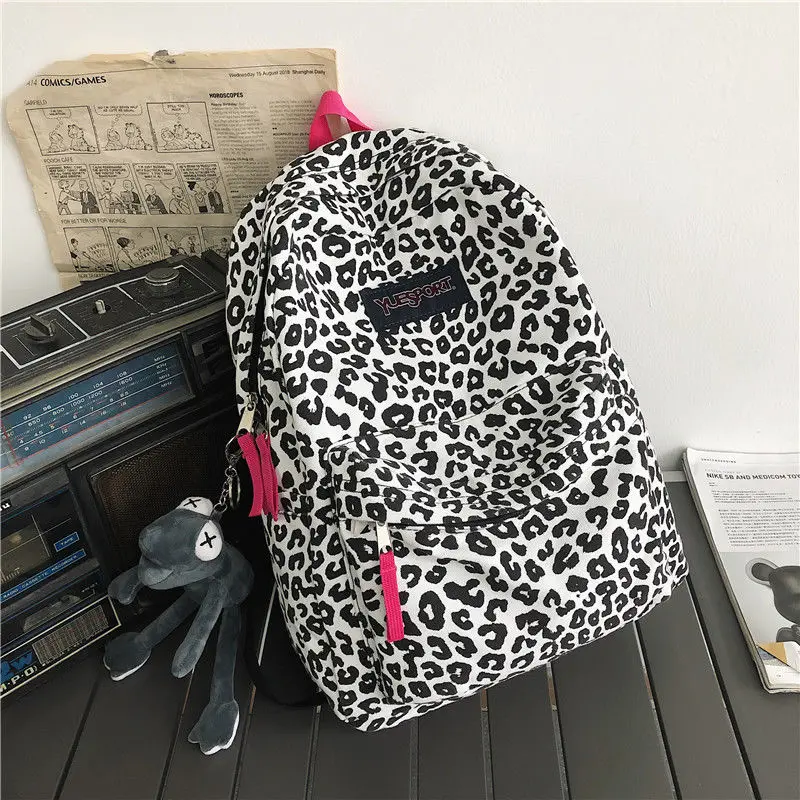 Fashion Large Back Packs for Girls Boys Black Waterproof School Backpacks Woman Shark Print Travel Bags Mochilas Escolar