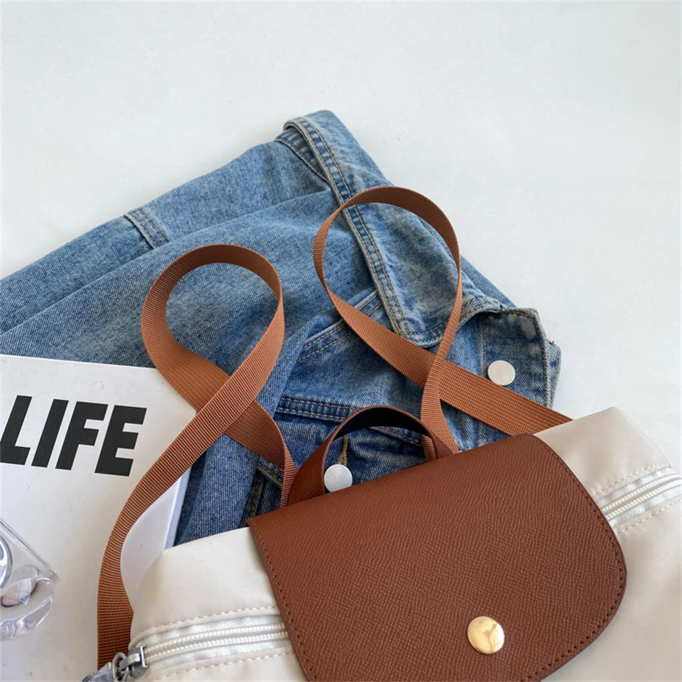 Ladies Fashion Trending Backpack Large Capacity Portable Travel College Student School Bag Female Casual Versatile Shopping Bag