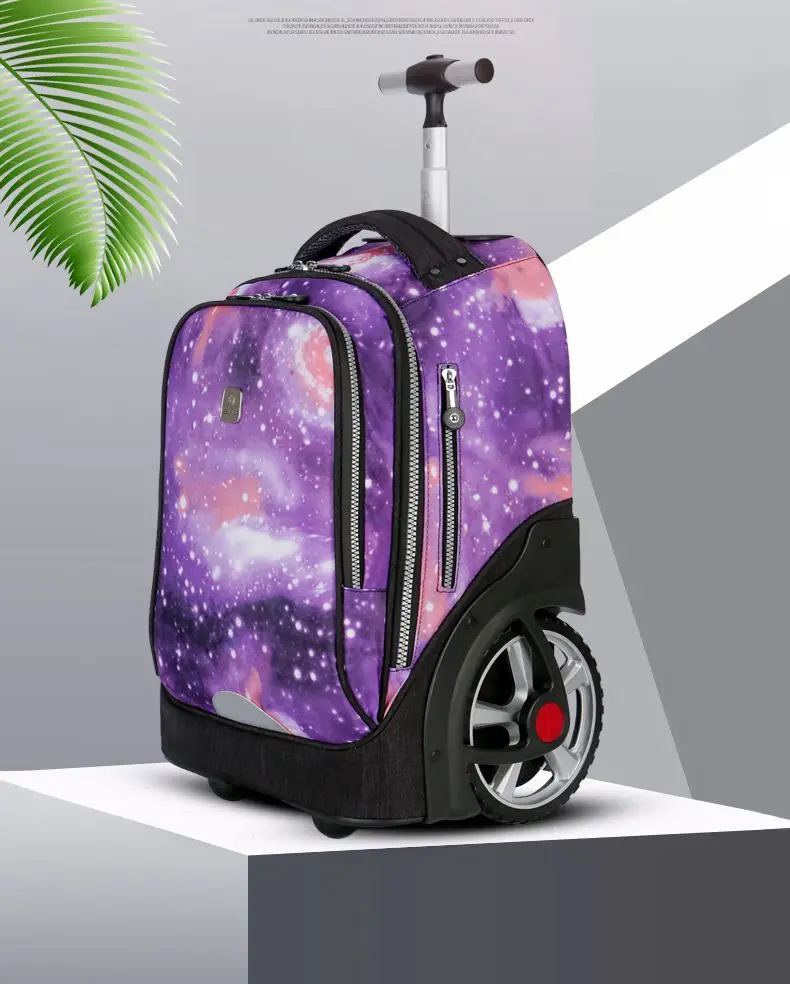 large wheels School Rolling Bags for teenagers travel trolley bags for Children wheeled bag bags for travel rolling bag wheels
