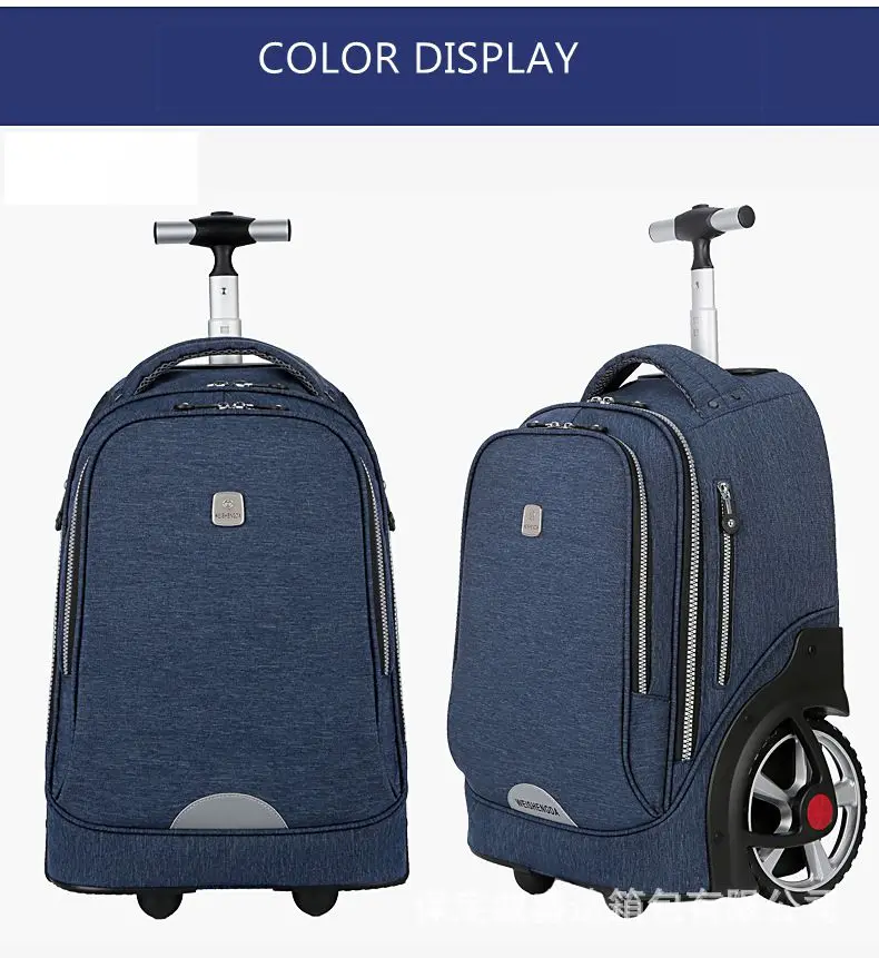 large wheels School Rolling Bags for teenagers travel trolley bags for Children wheeled bag bags for travel rolling bag wheels