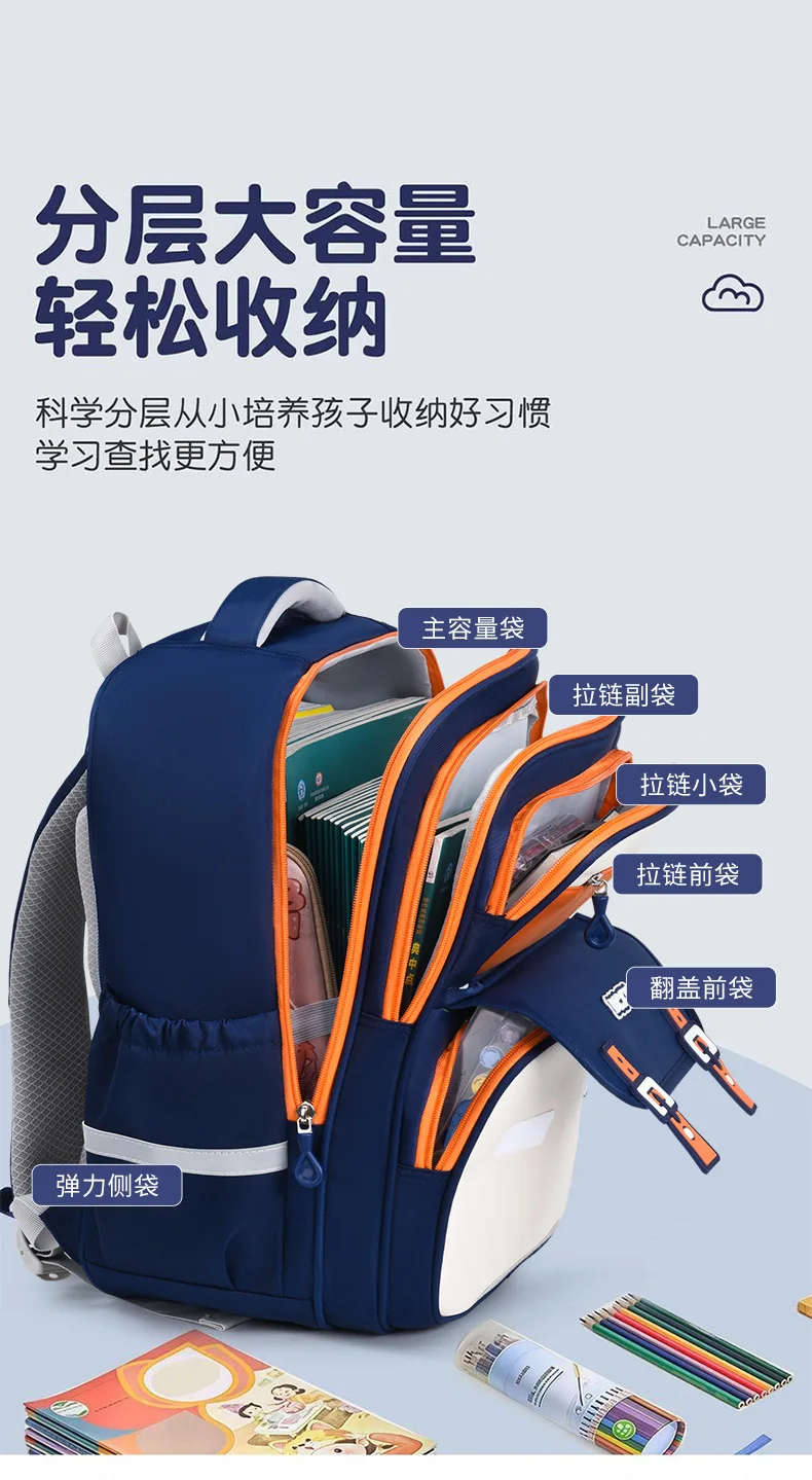 New Waterproof Children School Bags For Boys Kids Backpack Orthopedic Backpack Schoolbag Primary School Backpack Mochila