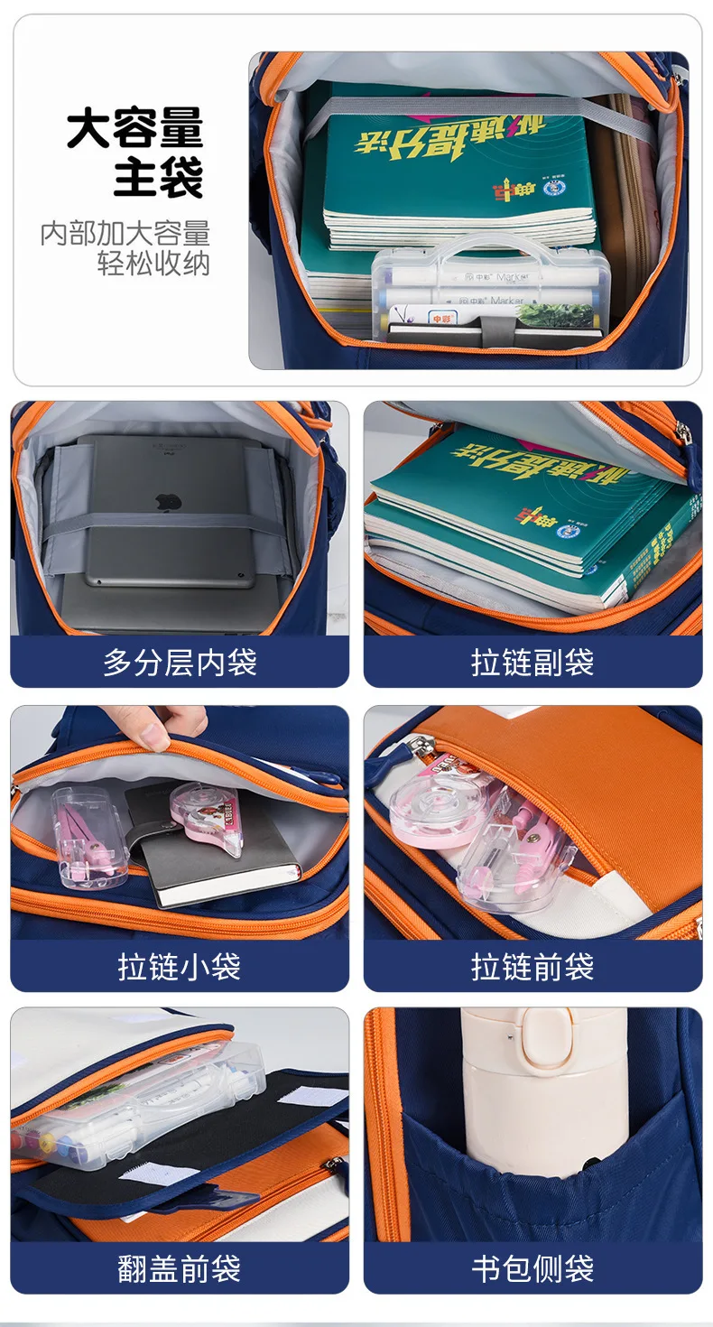 New Waterproof Children School Bags For Boys Kids Backpack Orthopedic Backpack Schoolbag Primary School Backpack Mochila