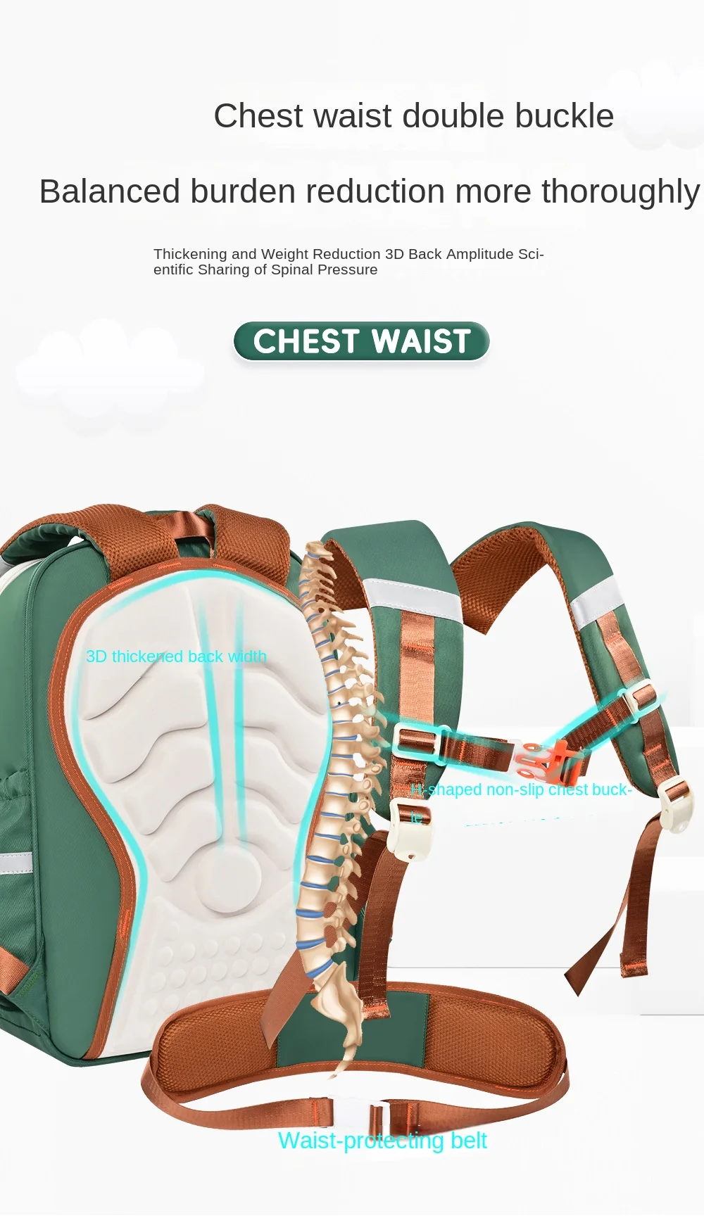 Kids Backpack Children School Bags Girls Boys Orthopedic School Backpack Waterproof Primary Schoolbag Book Bag Mochila Infanti
