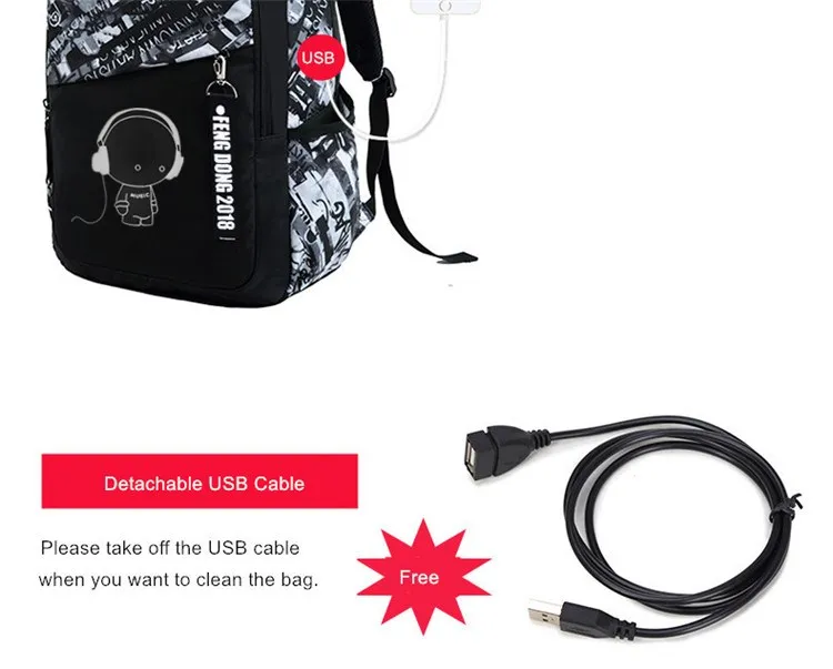 Teenage Boys School Bags Waterproof Large Backpack for Teenagers Bagpack High School Backpack for Boys Student Chest Bag Set