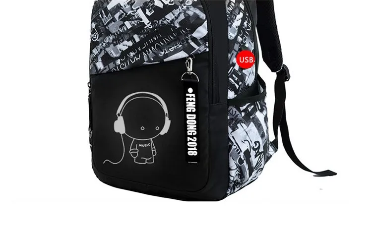 Teenage Boys School Bags Waterproof Large Backpack for Teenagers Bagpack High School Backpack for Boys Student Chest Bag Set