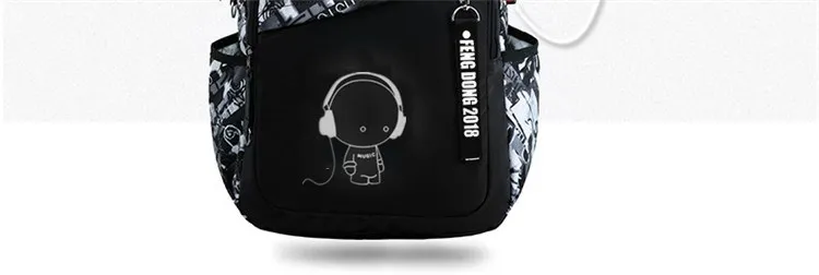 Teenage Boys School Bags Waterproof Large Backpack for Teenagers Bagpack High School Backpack for Boys Student Chest Bag Set