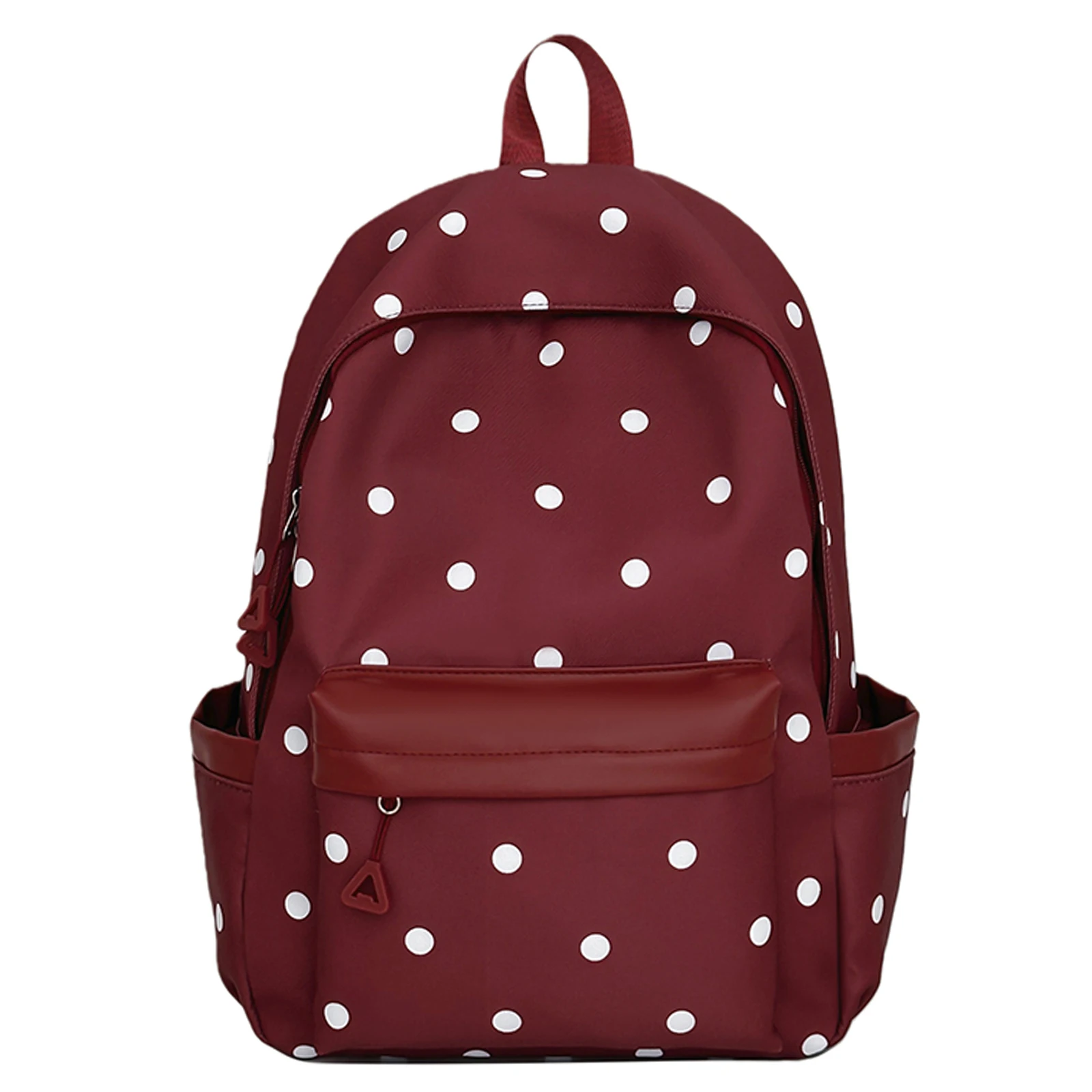 Polka Dot Aesthetic Preppy Backpack Kawaii Sweet Travel Casual Daypack Laptop Backpack for Elementary & Middle Girl Students