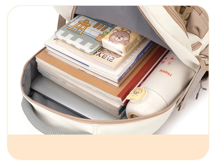 BAIJIAWEI Girls Waterproof School Bags With Purse for Teenage Girls Children Backpack Schoolbag Printing Kids School Backpacks
