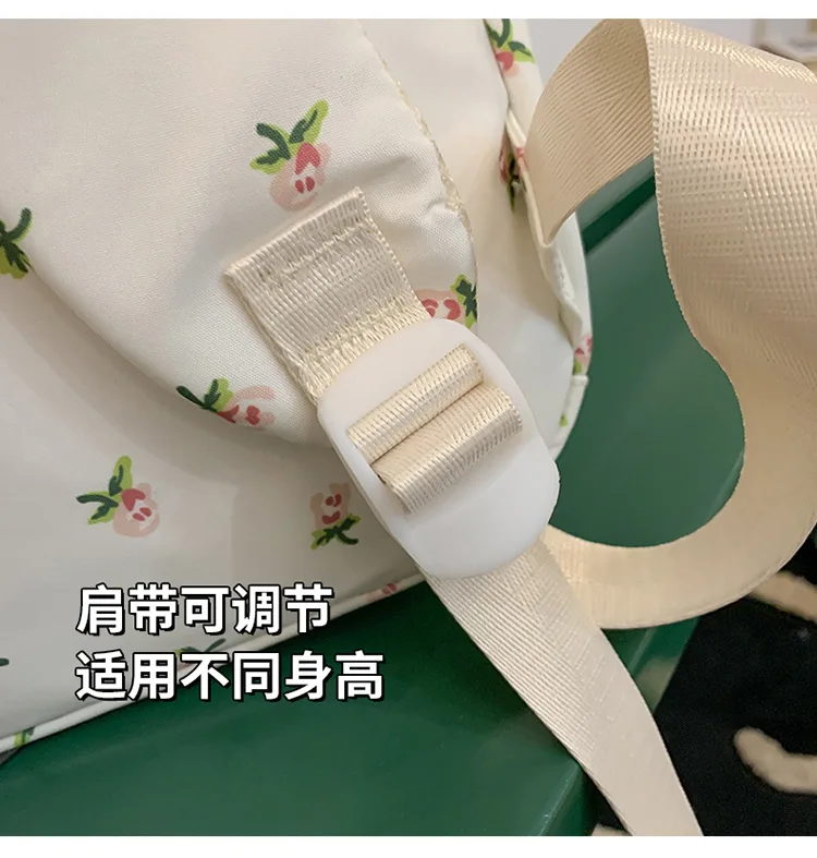 Cute Backpack Girls Fashion School Bag Large Capacity Student Schoolbag For Teenage Portable Travel Storage Bag for Kids Bookbag